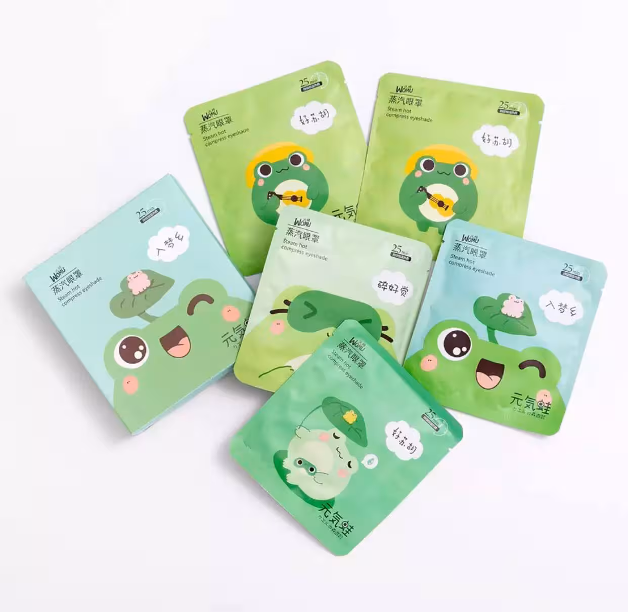 ماسک چشم کمپرس گرم بخار قورباغه