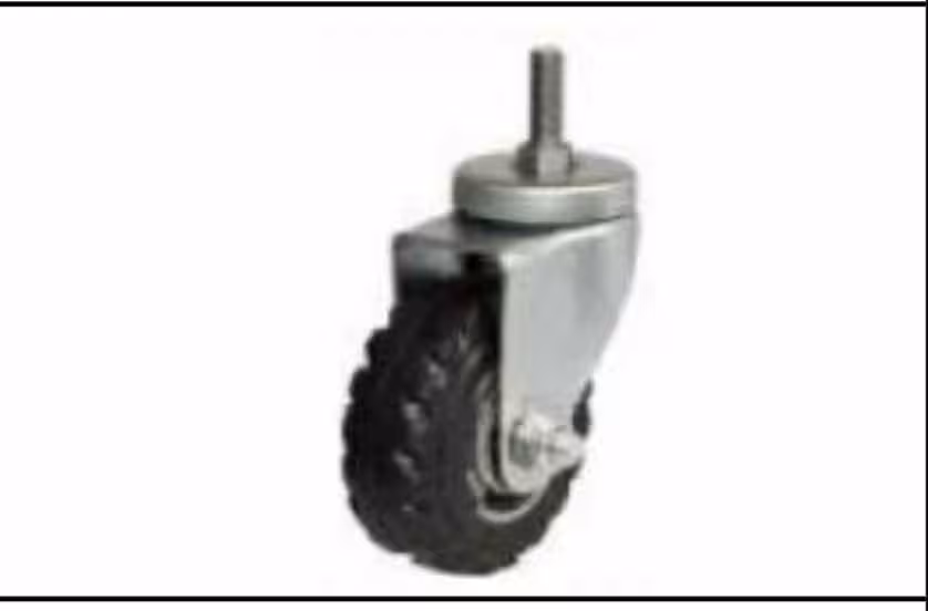 چرخ دایکاست پایه بلبرینگی پیچی گردان 75