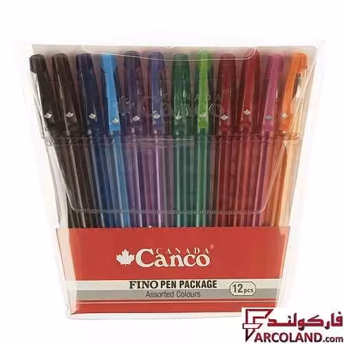 خودکار 12 رنگ 1 میلی متری کنکو مدل Fino Pen