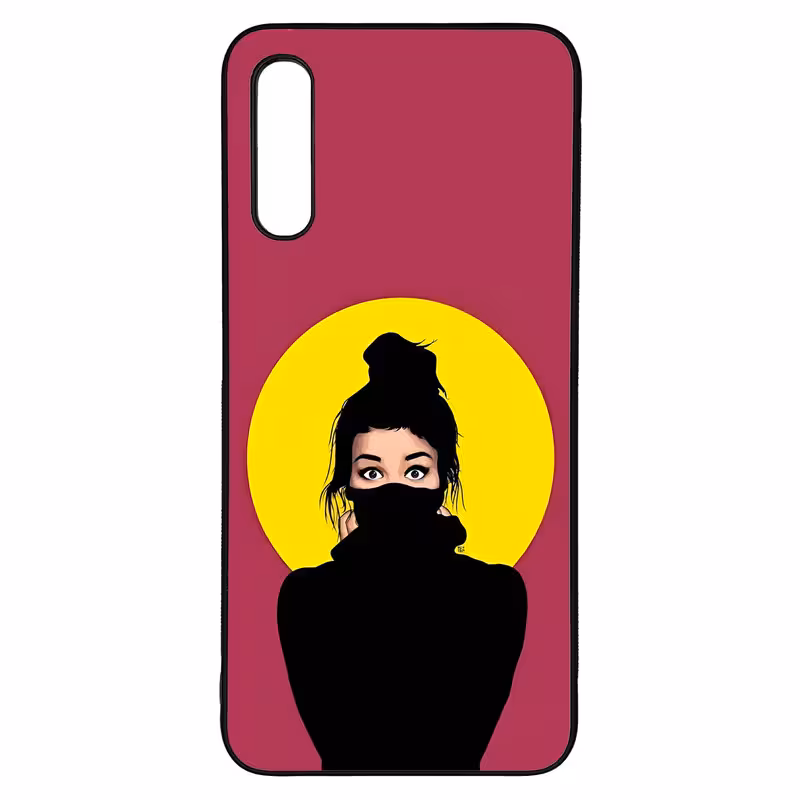کاور طرح دختر کد G-053 مناسب برای گوشی موبایل سامسونگ Galaxy A50s / A50 / A30s | دیجی قاب دونی