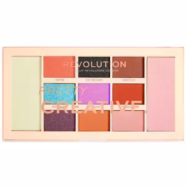 پالت سایه و هایلایتر کریتیو رولوشن ( REVOLUTION-Pretty Creative Palette )