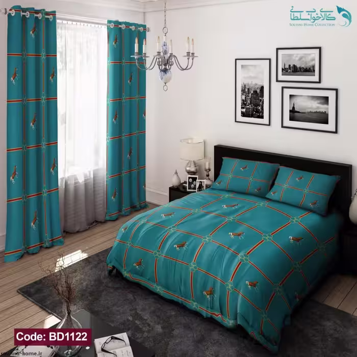 روتختی طرح اسب دونفره کد BD1122