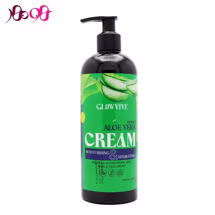 کرم مرطوب کننده و آبرسان آلوئه ورا گلووایو GLOWVIVE