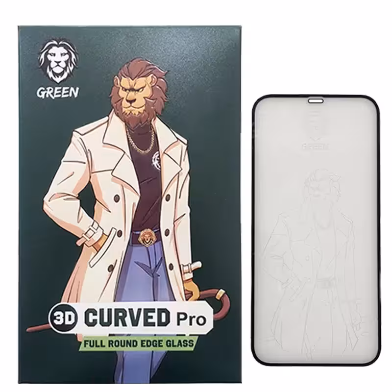 محافظ صفحه نمایش گرین مدل Curved-Pro مناسب برای گوشی موبایل اپل iPhone 12 mini