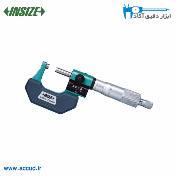 میکرومتر کنتور دار 25-0 میلی متر INSIZE (اینسایز اصلی) مدل 3400-25