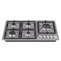 اجاق گازهای استیل 5 شعله داتیس مدل DS 515