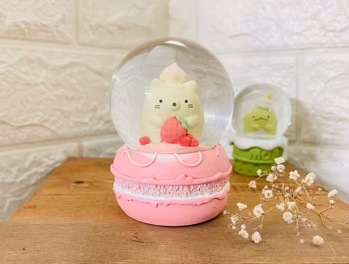 گوی موزیکال گربه خامه ای متوسط