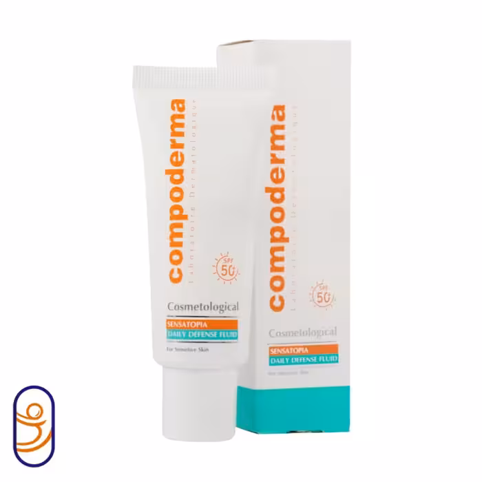 کرم ضد آفتاب پوست حساس کامپودرما