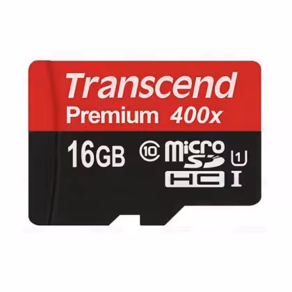مموری میکرو Transcend Class10 U1 400x 60MB/S 16GB