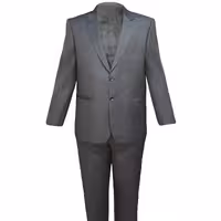 کت و شلوار مردانه جامه پوشان یقه انگلیسی پارچه ترک شیک و باکیفیت رنگ طوسی