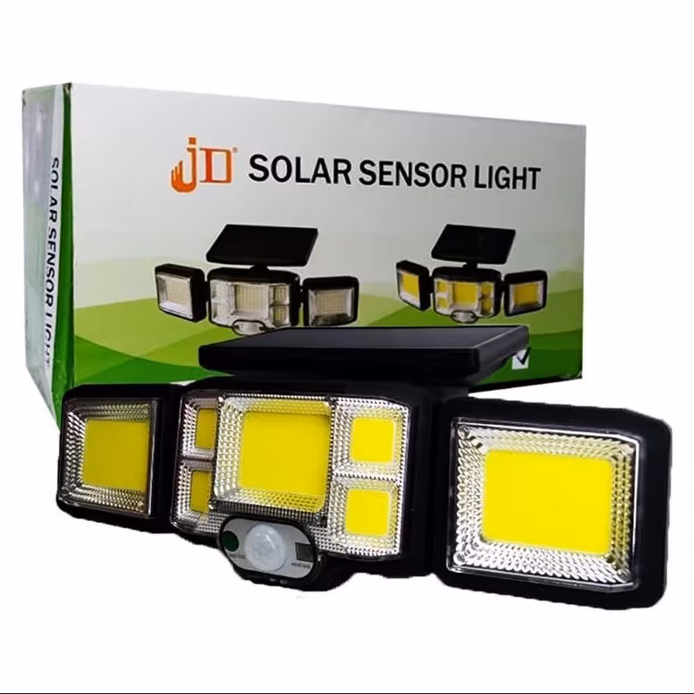 پروژکتور خورشیدی سه طرفه سنسوردار مدل JD-2192B