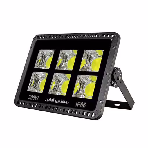 پروژکتور 300 وات COB آوانور مدل پنجره‌ای گرد