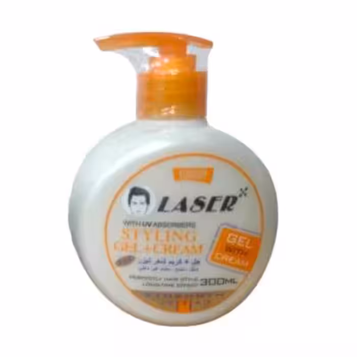 کرم ژل مو حالت دهنده نیترو NITRO مدل LASER سفید حجم 300 میل