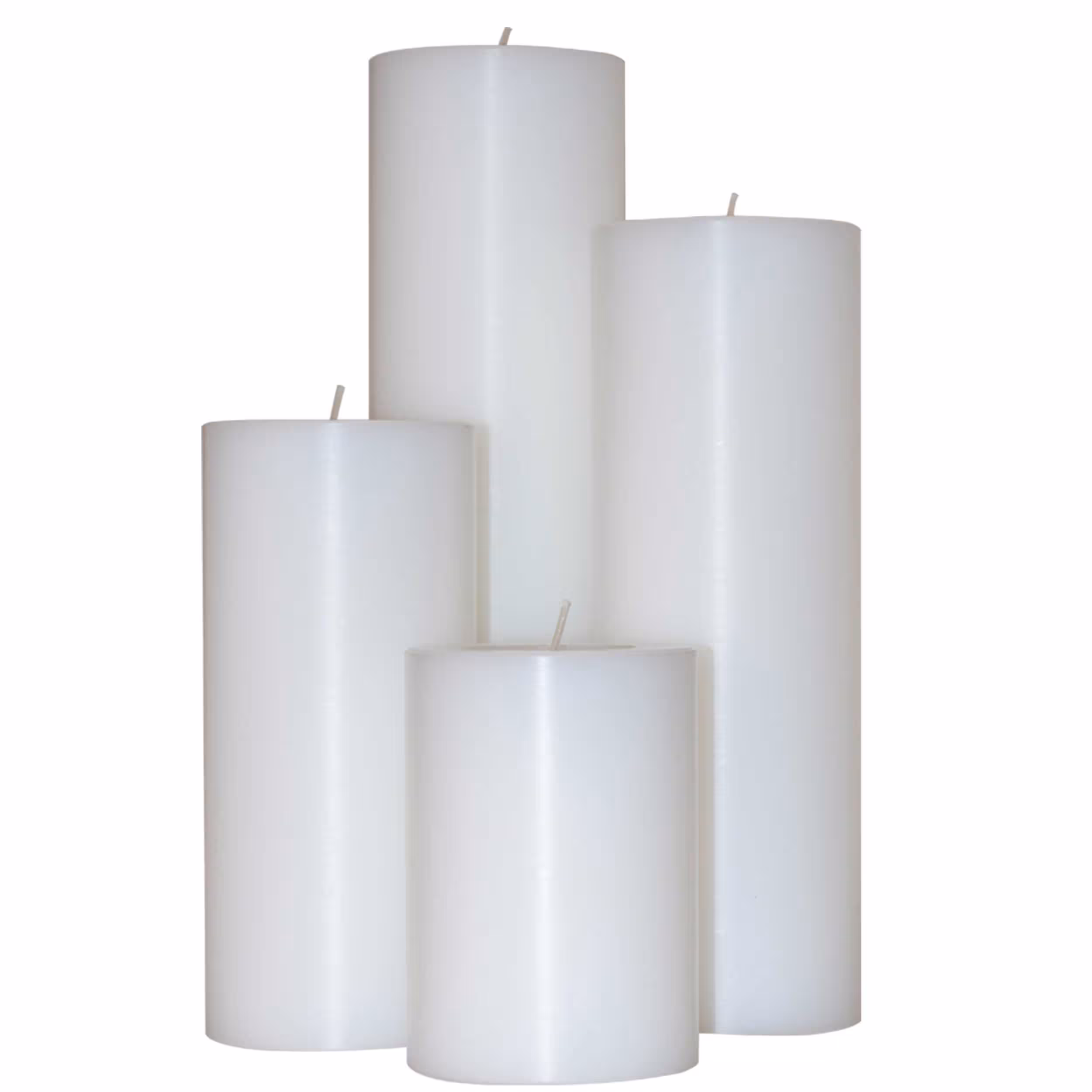 شمع مدل استوانه ای بلک لایت بسته 4 عددی