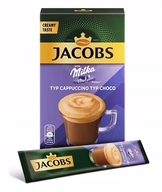 کافی میکس کاپوچینو میلکا جاکوبز 18 گرم Jacobs تکی