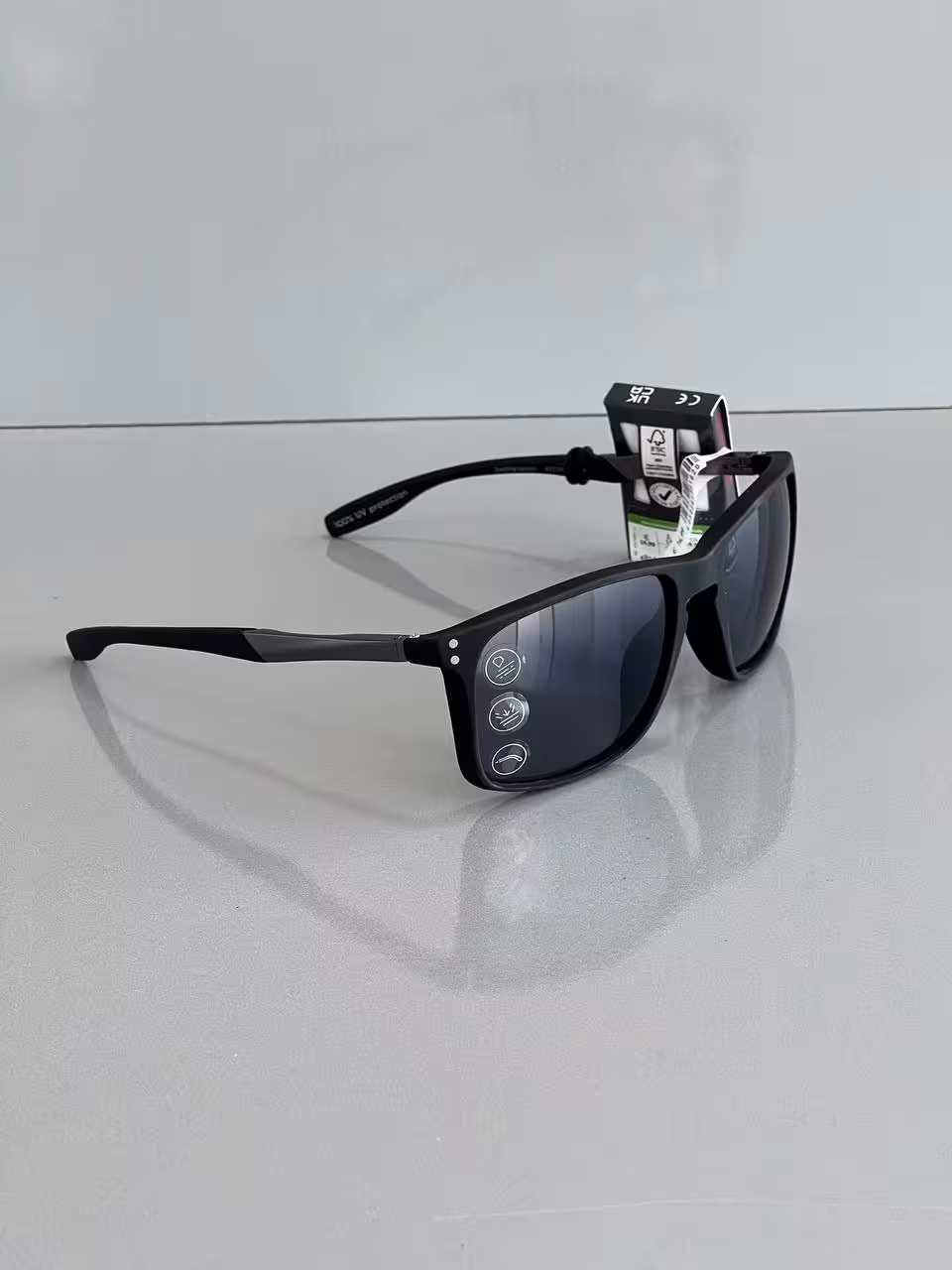 عینک آفتابی کلاسیک مردانه دسته فلزی