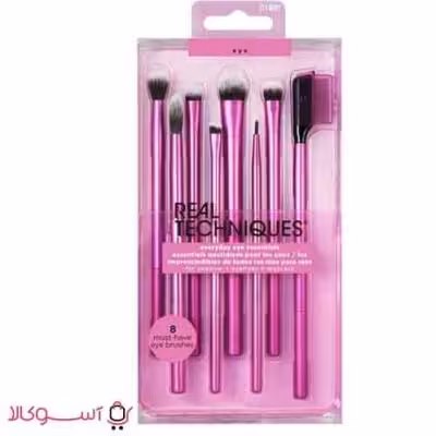 ست براش آرایش چشم ریل تکنیک ست 8 عددی