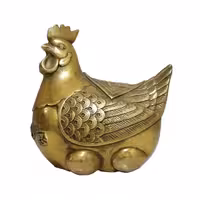 مجسمه مرغ برنزی