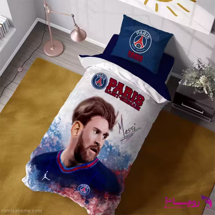 قیمت و خرید روتختی طرح messi یک نفره برند دکو کد Bd612