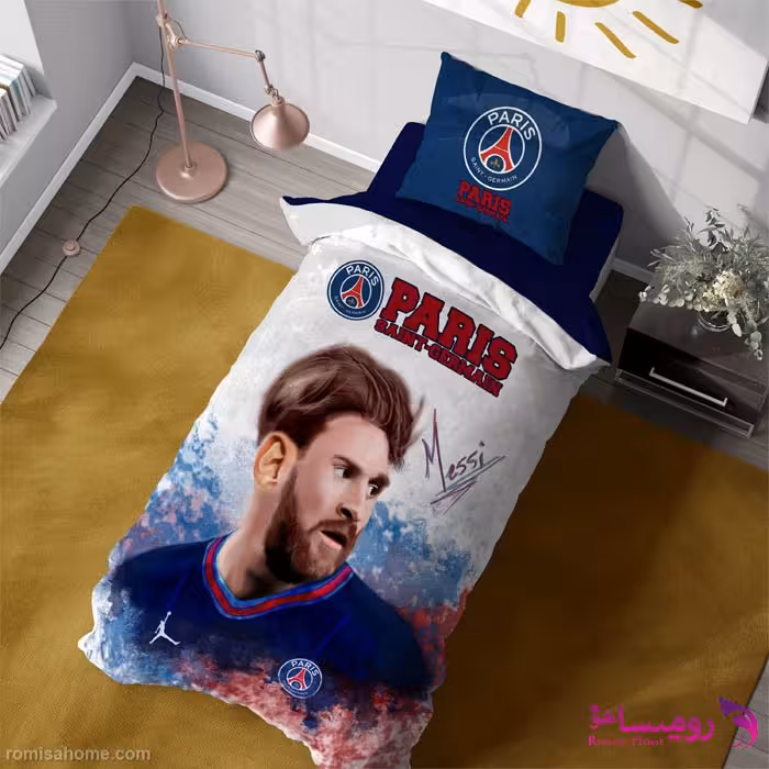 قیمت و خرید روتختی طرح messi یک نفره برند دکو کد Bd612