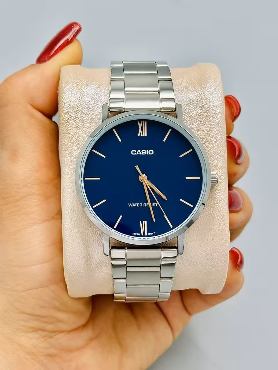 ساعت اورجینال مردانه کاسیو مدل CASIO MTP-VT01D-2BUDF