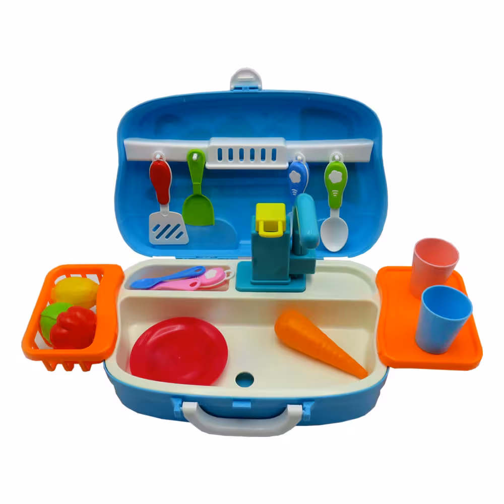 سینک ظرفشویی Wash Up Basin اسباب بازی با شیر آب واقعی