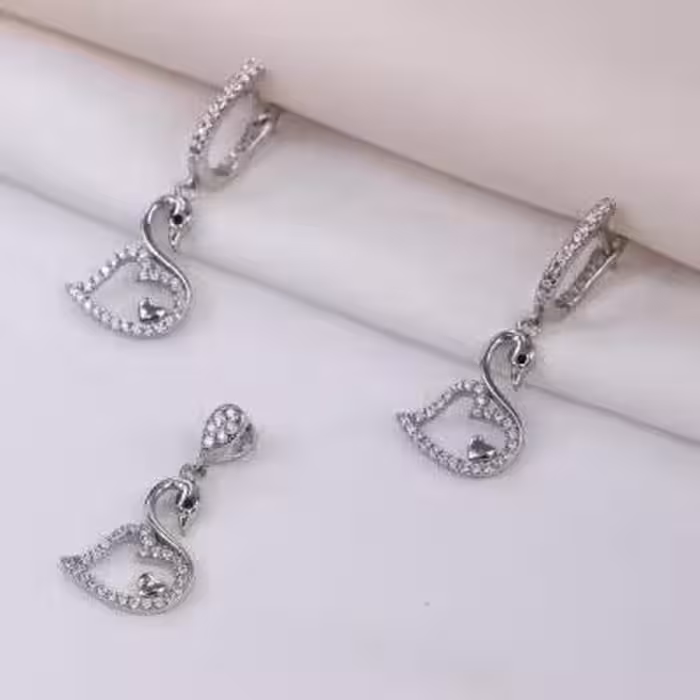 نیمست طرح مرغابی یا اردک نقره قالب تایلندی کد 1642