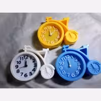 ساعت زنگی طرح دوچرخه