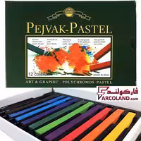 پاستل گچی 12 رنگ پژواک مدل پلی کروموس کد XR12