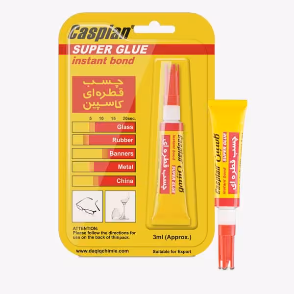 چسب قطره ای 3 گرمی کاسپین