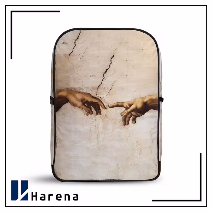 کوله پشتی مخمل آفرینش آدم