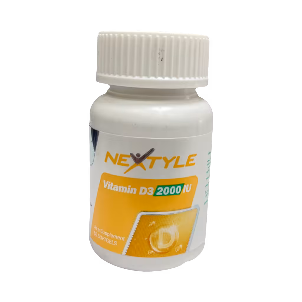 Vitamin D3 2000 IU  Nextyle  سافت ژل ویتامین د3 نکستایل 2000 واحد