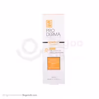 کرم ضد آفتاب بی رنگ پرودرما spf 50 فاقد چربی 40 میلی لیتری