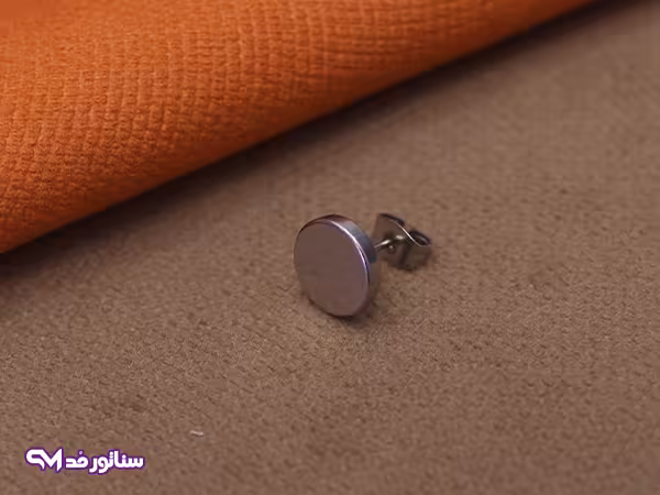 گوشواره مردانه استیل گرد G5193
