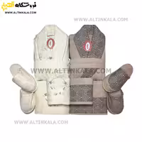 سرویس حوله عروس و داماد 10تکه گلدوزی برند GUMUS