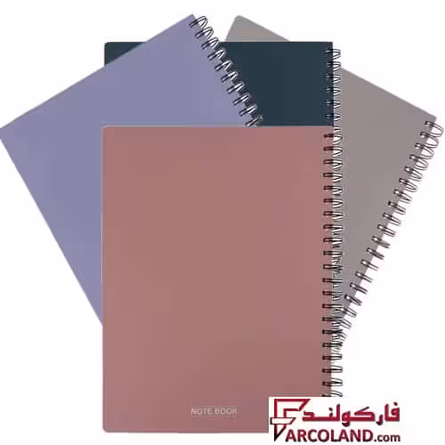 دفتر سیمی طلقی مات سایز A4 مدیران 200 برگ پاپکو کد A4-635