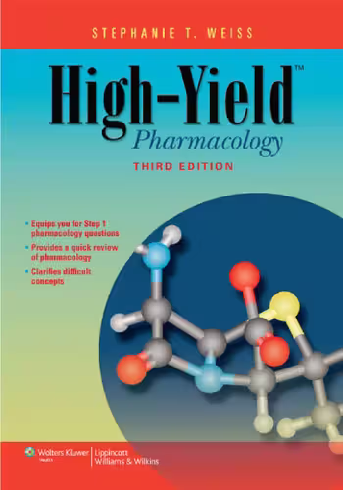 خرید و دانلود نسخه کامل کتاب High-Yield Pharmacology