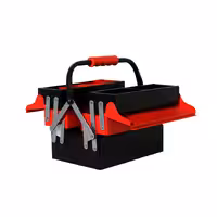 جعبه ابزار 3 طبقه 50 سانت فلزی آروا مدل 4709