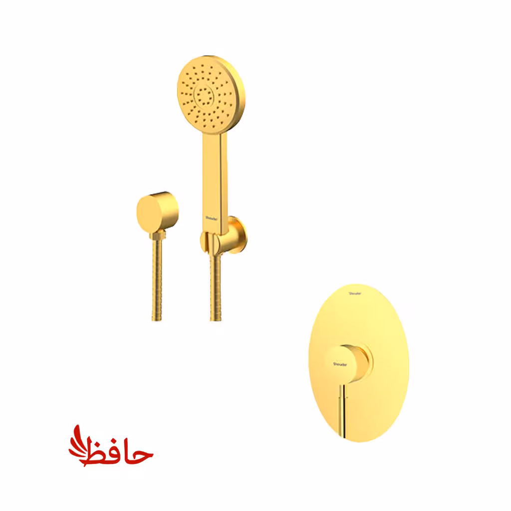شیر حمام توکار شودر مدل روگن طلایی تیپ 2 ABS
