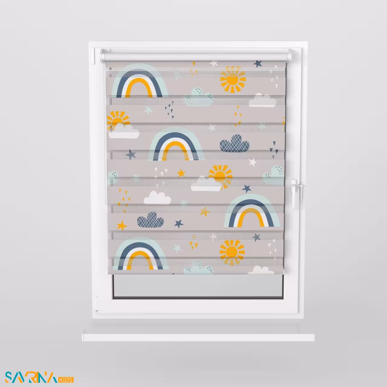 پرده زبرا بچگانه طرح آسمان کد A2787