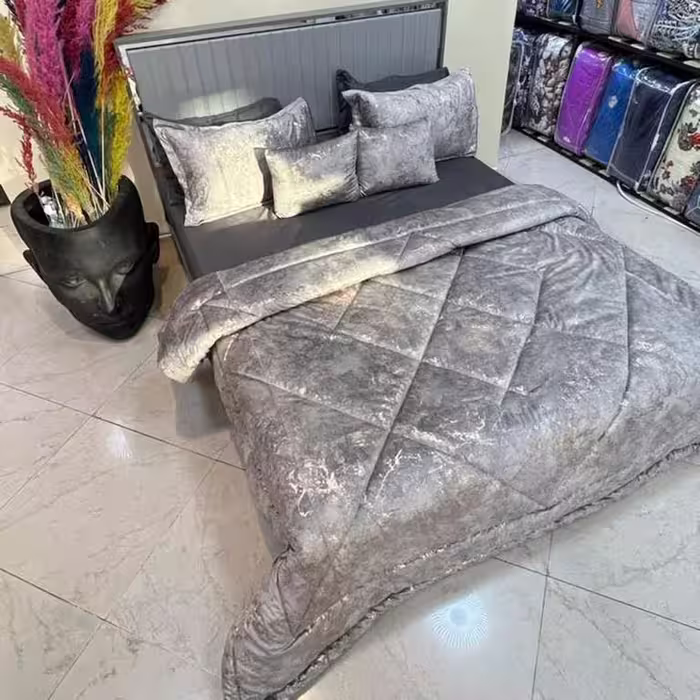 روتختی مخمل طلاکوب 8تکه