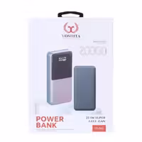 پاوربانک یوشیتا مدل YP-003 ظرفیت 20000 فست شارژ 22.5w