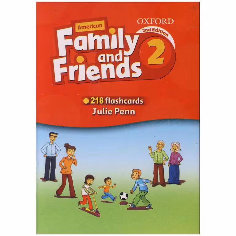 Family and Friends 2 2nd Flash Cards (فلش کارت)