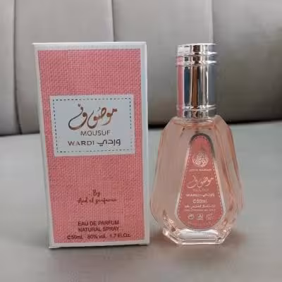 عطر ادکلن موصوف وردی یا موصوف صورتی 50 میل برند ارض الزعفران امارات