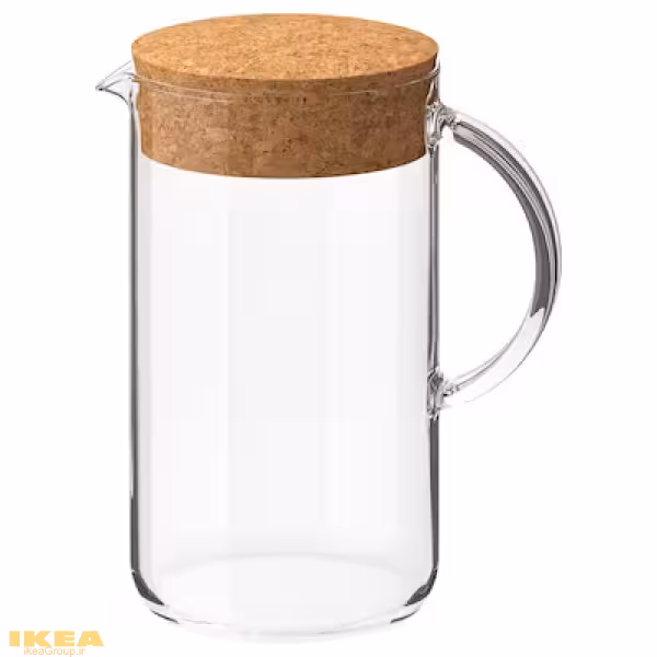 پارچ با درب چوب پنبه 15 لیتر مدل IKEA 365 | برند ایکیا | ارسال 15 الی 20 روز کاری