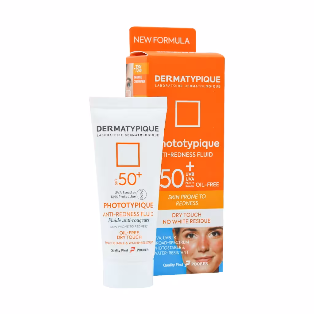 ضد آفتاب پوست قرمز و حساس  SPF50 درماتیپیک 40 میلی لیتری