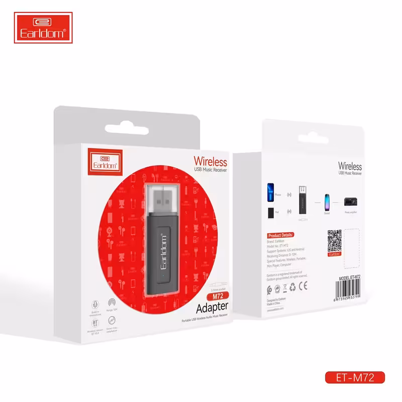 دانگل بلوتوث یو اس بی ارلدام Earldom ET-M72 bluetooth music receiver