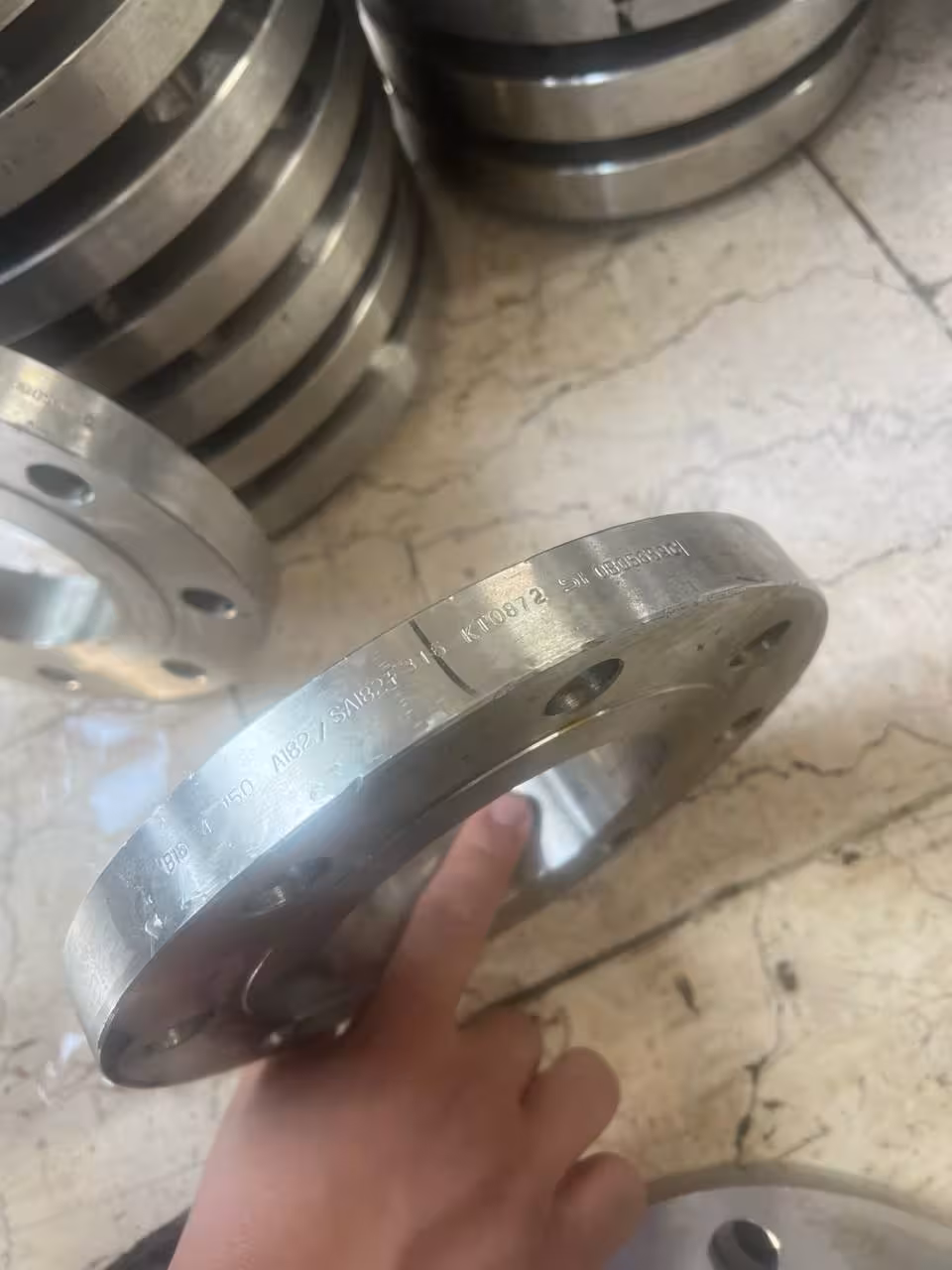 فلنج اسلیپ ان 4 اینج کلاس 150 ریس فیس SA 182F316/316L