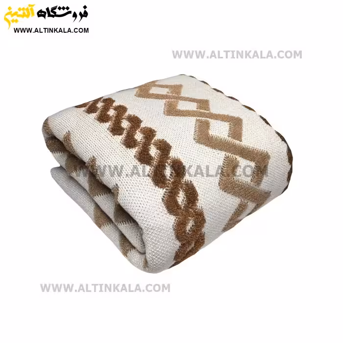 شال مبل بافت (رومبلی) سوپر (تراکم بالا) طرح ونیز سایز 150×200