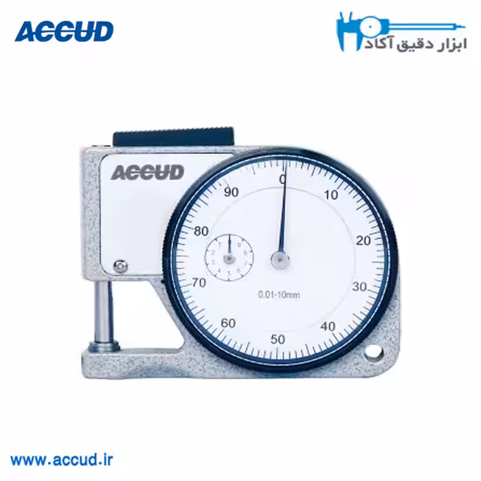 ضخامت سنج جیبی 10میلی متر دقت 0.01 Accud (آکاد) مدل 447-010-11